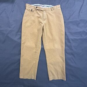 Vintage Polo Ralph Lauren Pants Corduroy Yellow Casual Preppy 00s Y2K Mens 38x30